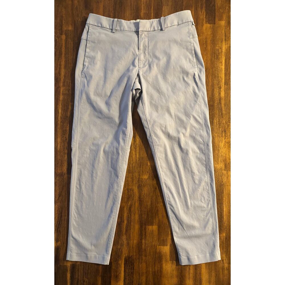 Lululemon Men's 36 x 29 Pant Shadow Lite Oxford Chino Cotton Blend Light Blue - Picture 3 of 13